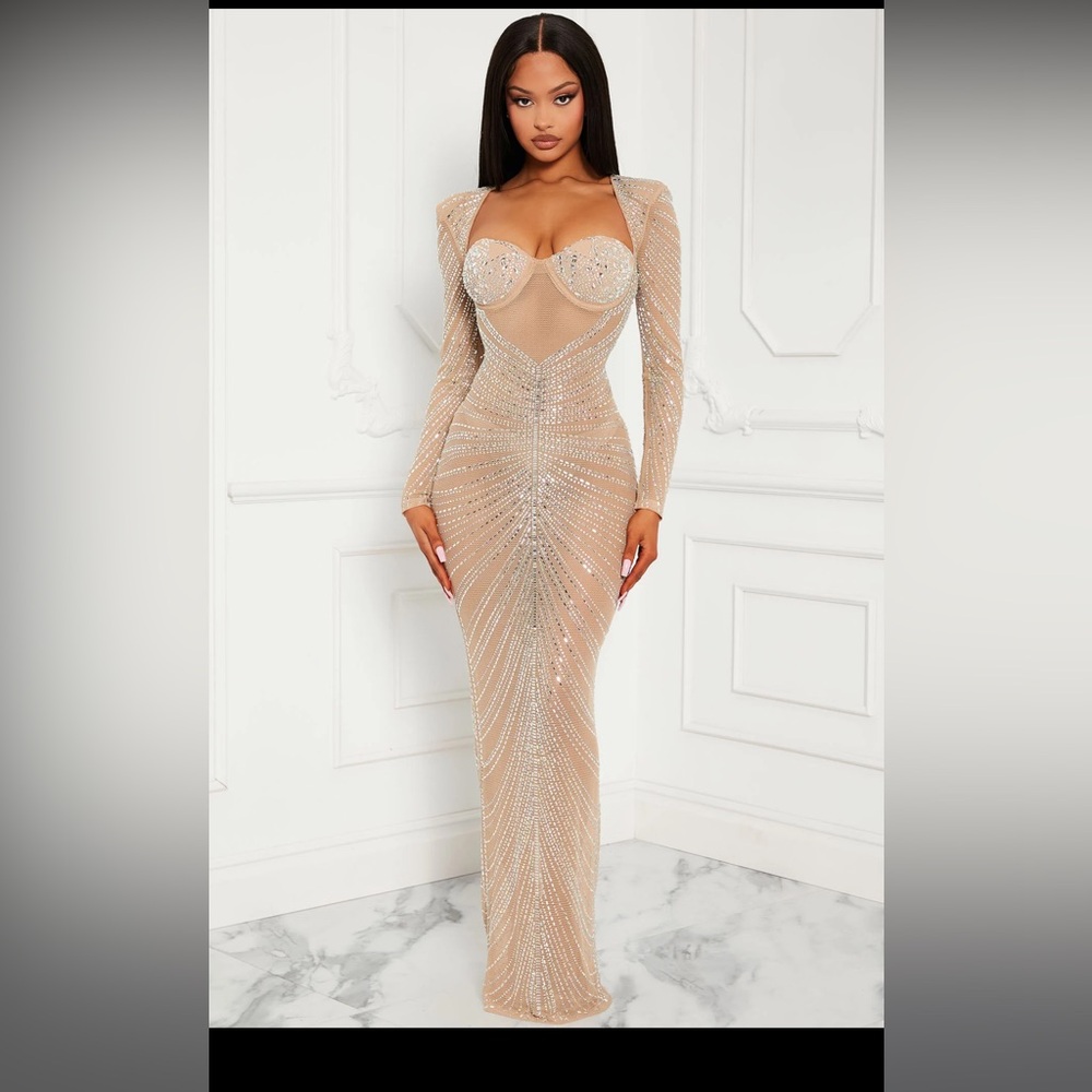 Embellished Maxi- Fashion Nova